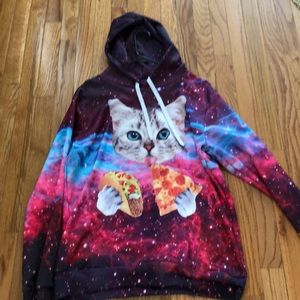 Galaxy kitten hoodie